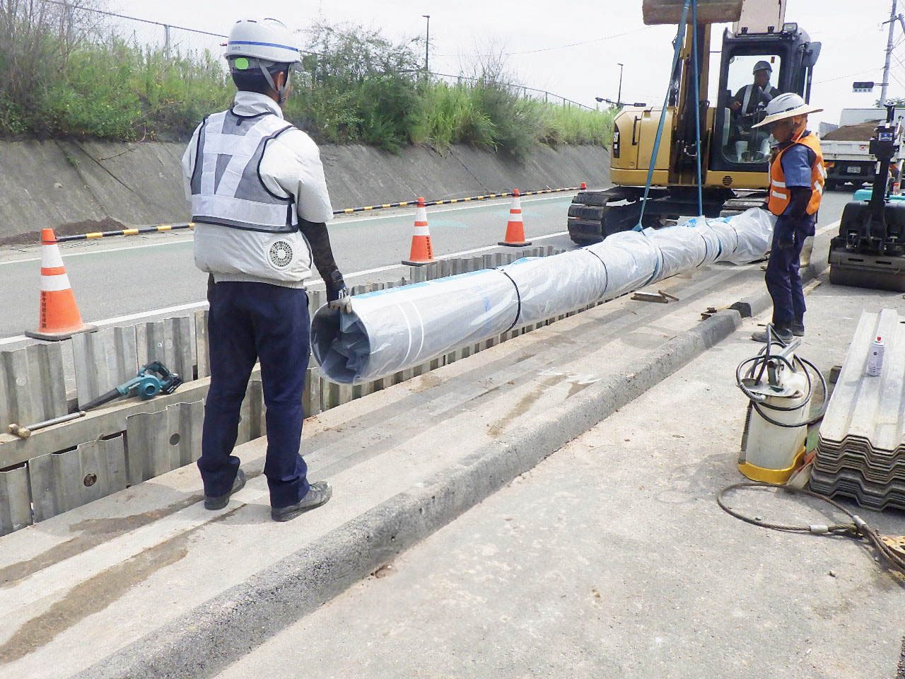 水道本管工事画像